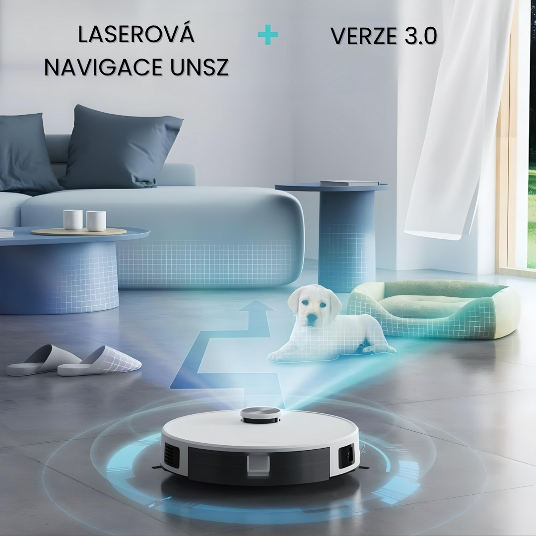 Inteligentní robotický vysavač 3 v 1 CleanPro™