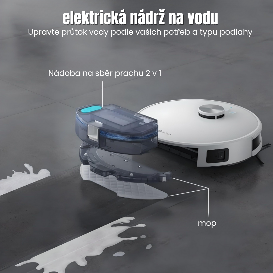 Inteligentní robotický vysavač 3 v 1 CleanPro™