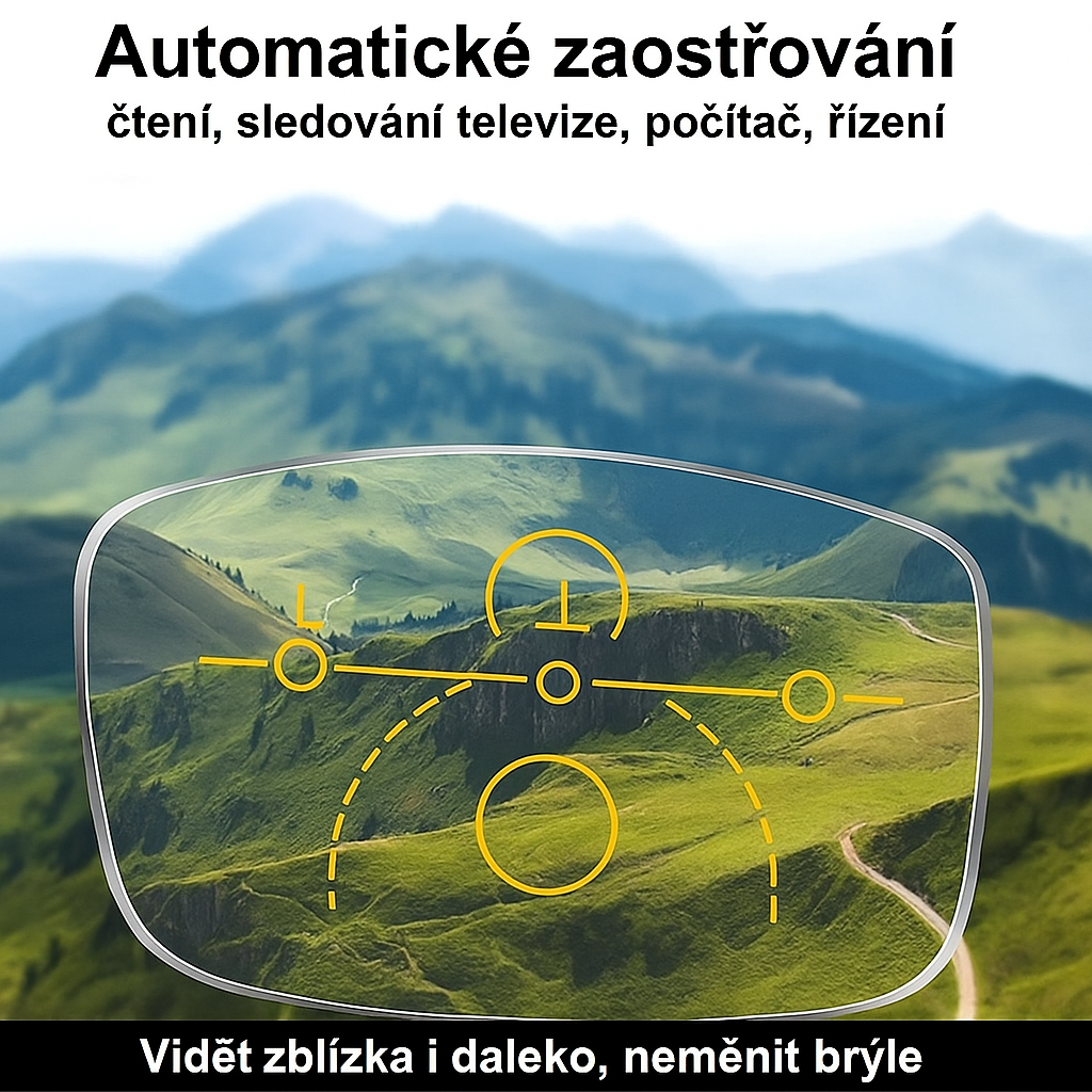 Automatické chytré brýle – Vision™ + kožené pouzdro zdarma